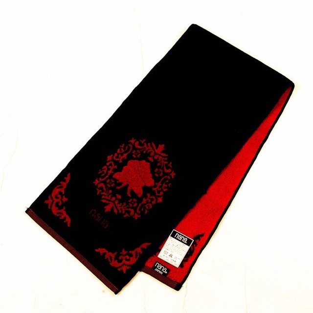 タオル　横浜ナナ　湘南ナナ　NANA　フェイスタオル ハーフ　ローズ３柄　紺アカ　nn-fth12-M