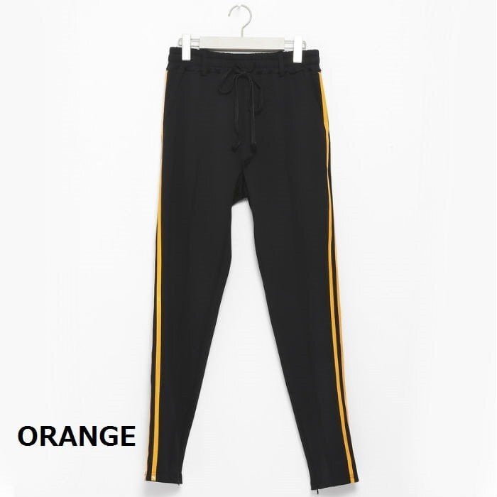 LEGENDA レジェンダ リフレクター ライン スキニーパンツ トラックパンツ ジャージ 2line Skinny ジャージパンツ ラインパンツ レジェンダ LEGENDA Reflector 2line Skinny ジャージパンツ スキニー