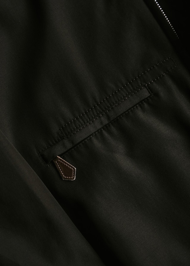 10's- HERMÈS wool gabardine drizzler type jacket