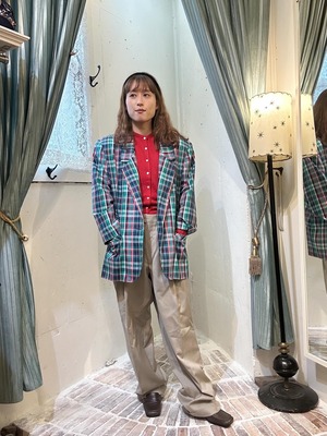 “ALFRED DUNNER“ tartan check jacket