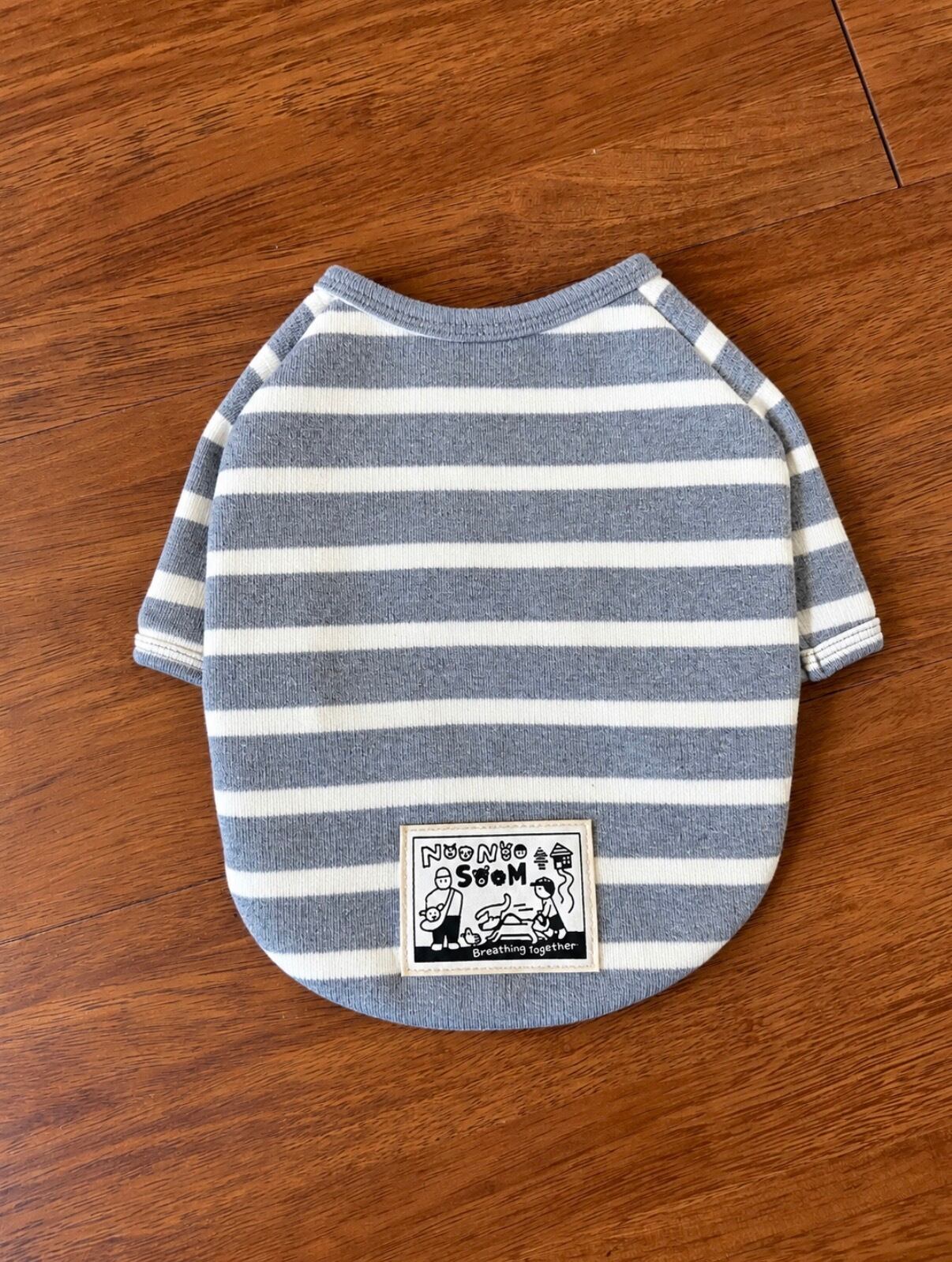 予約【noonoosoom】Stripe Long Sleeve T-Shirt （gray）