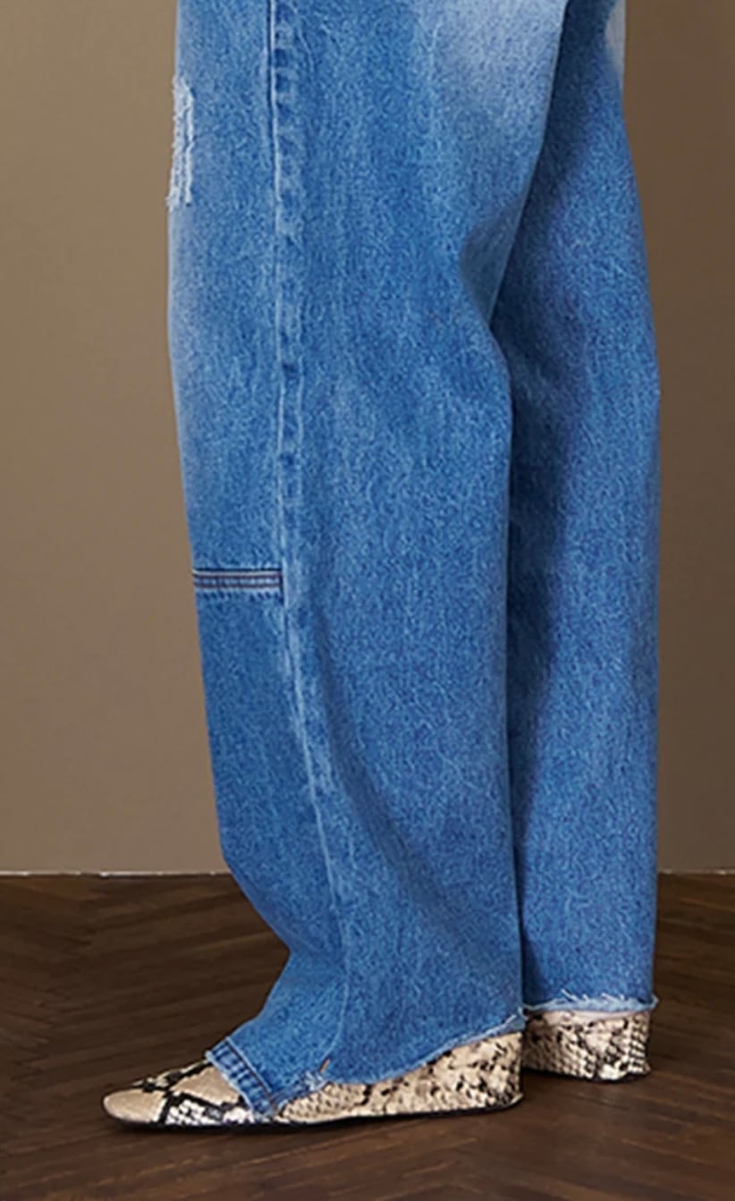 【YENN】ハイライズタックワイドデニム／HIGH RISE TUCK WIDE PT　[Y253-31101]