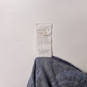 blue Les Copains レコパン イタリア製 総柄 ストレッチ 長袖カットソー 46/パープル/Tシャツ