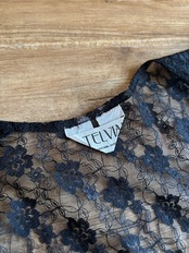 black lace fringe shawl-5157-8