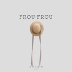 FROU FROU|the CLASSIC CANOTIER STRAW HAT- plain latte