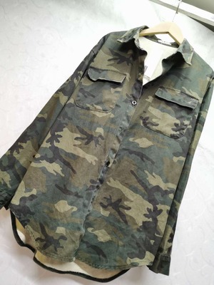 カモフラ　オーバーシャツ　ASF212010-08