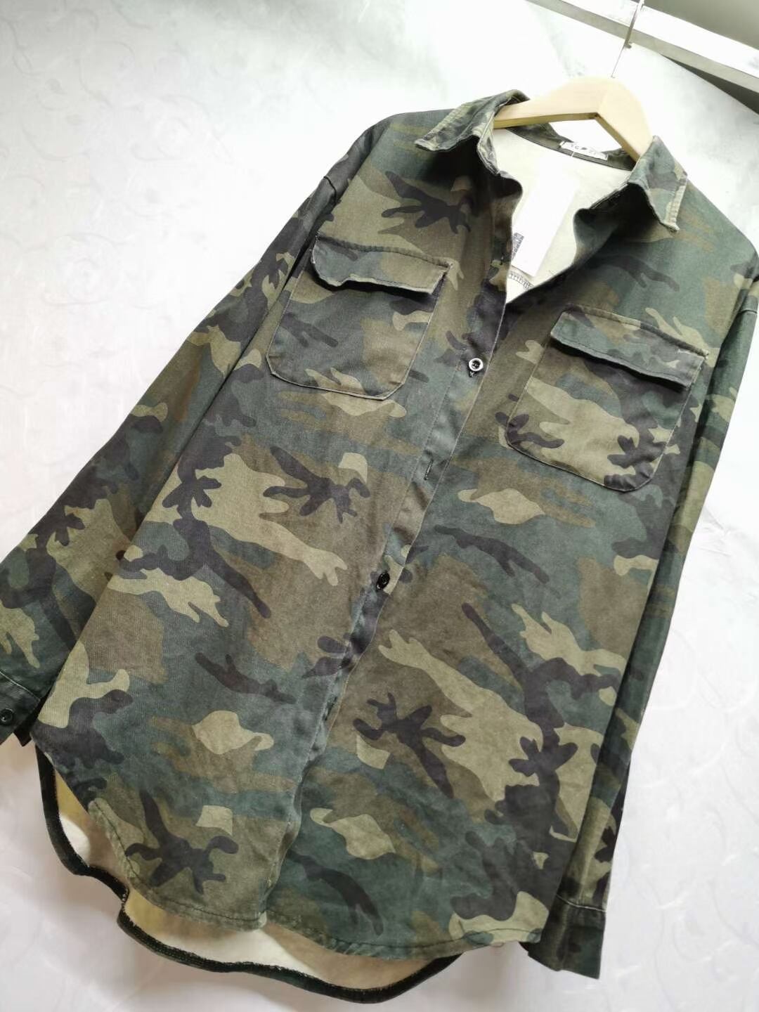 カモフラ　オーバーシャツ　ASF212010-08