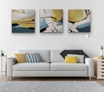 絵画/アートパネル/インテリア/モダン/北欧/おしゃれ　アートパネル 3点セット