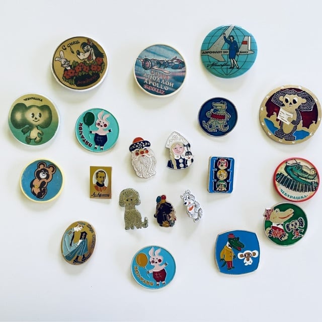 スプートニク 人工衛星 バッジ ソ連 ソビエト ヴィンテージ | クルブニーカ