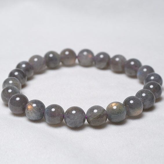 ピンク ラブラドライト ブレスレット 9mm 一点物 メール便送料無料 [M便 1/10] 111-27003