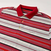 NIKE GOLF ナイキ ゴルフ ボーダー柄 半袖 ストレッチ ポロシャツ サイズ L /メンズ