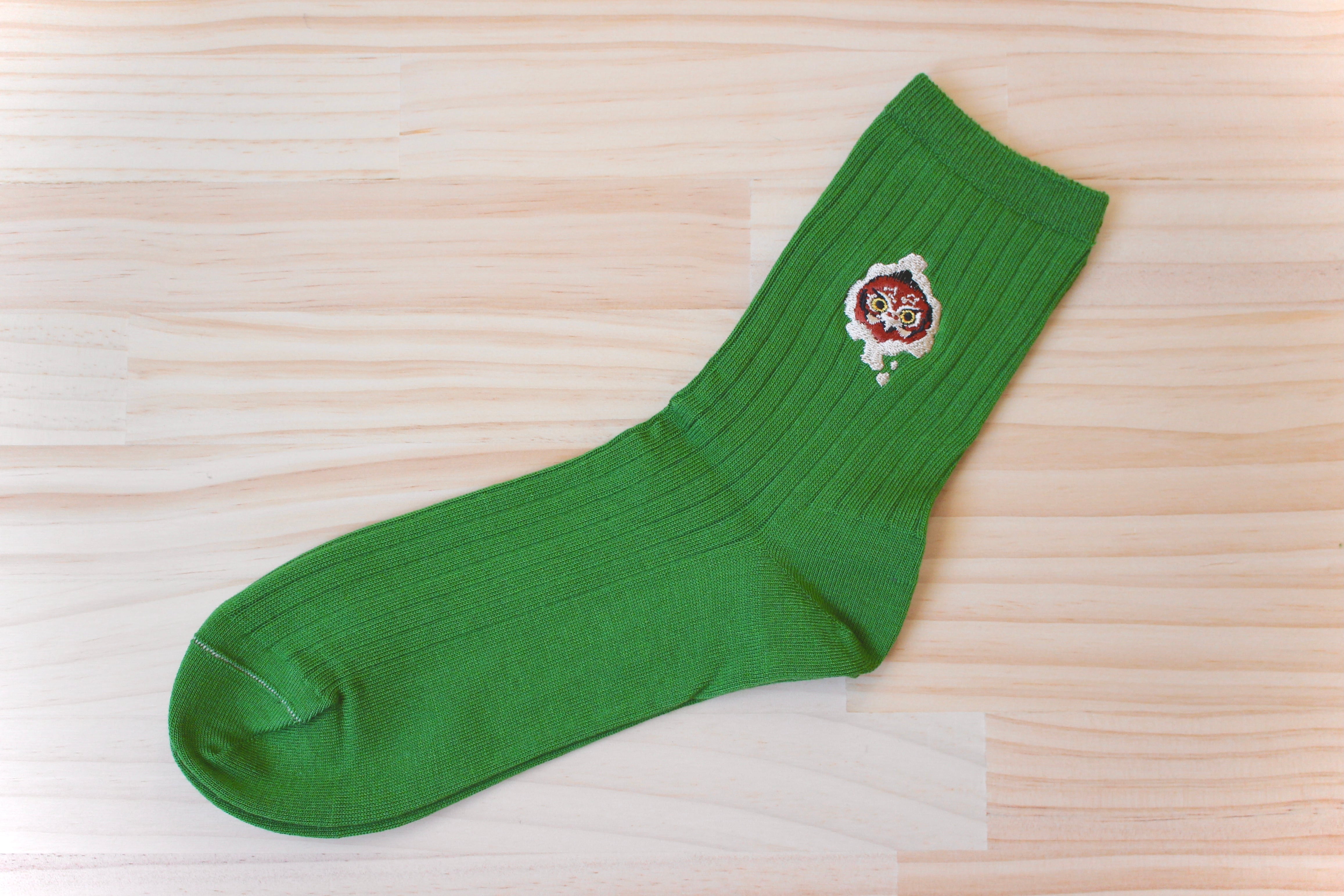 刺繍ソックス『サボテン暮らし』