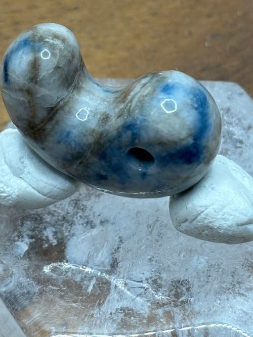 糸魚川翡翠　〜勾玉〜　入りコン沢　青茶・画像10