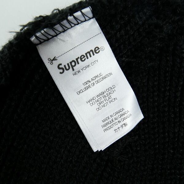 supreme ビーニー 25fw SUPREME シュプリーム 25FW Diamond Beanie Black ビーニー 黒