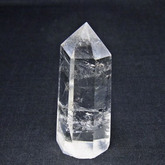 水晶 六角柱 ポイント 置物 一点物 142-11172