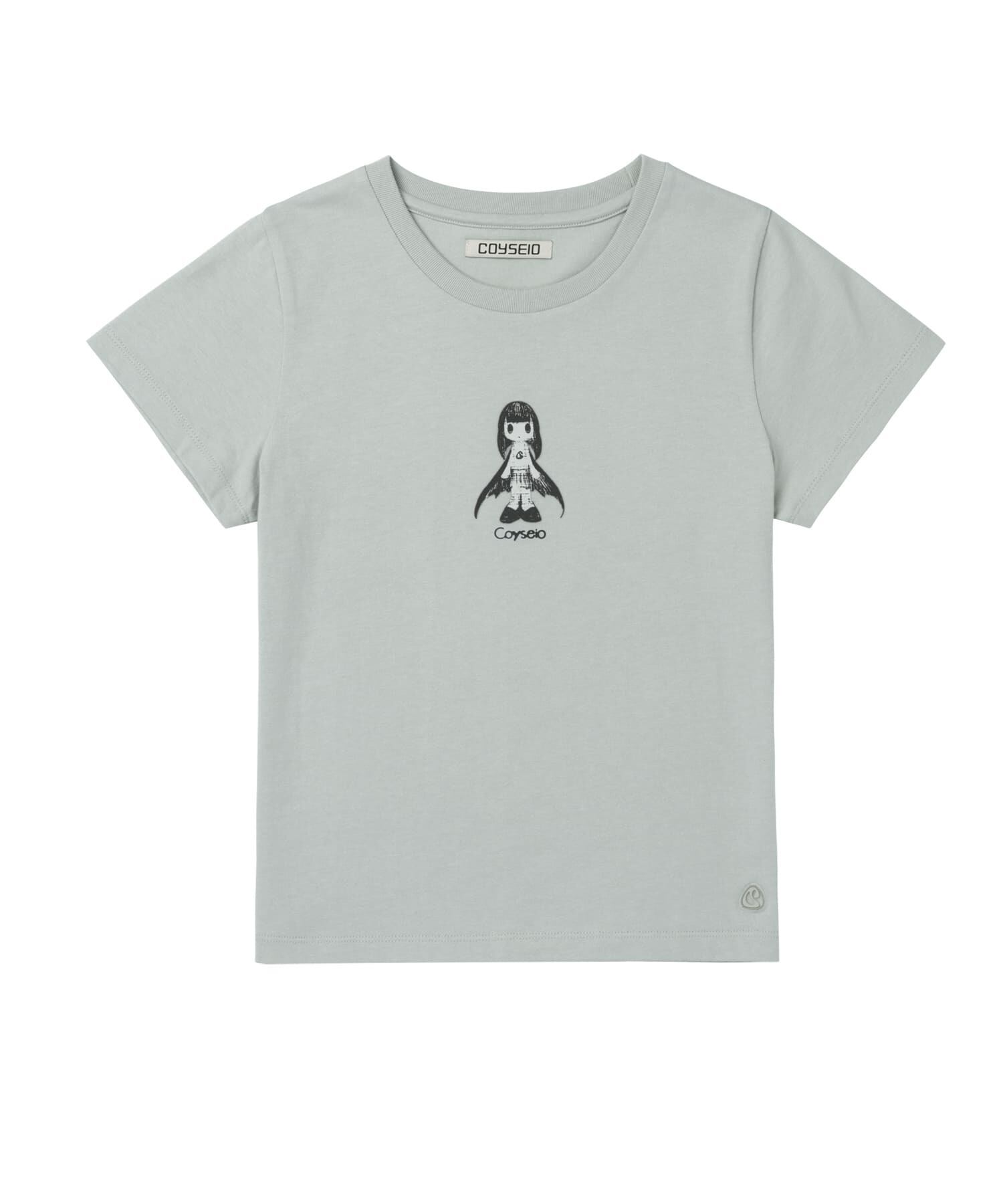 COYSEIO] LEGNA CHARACTER T-SHIRT SAND GREY 正規品 韓国ブランド