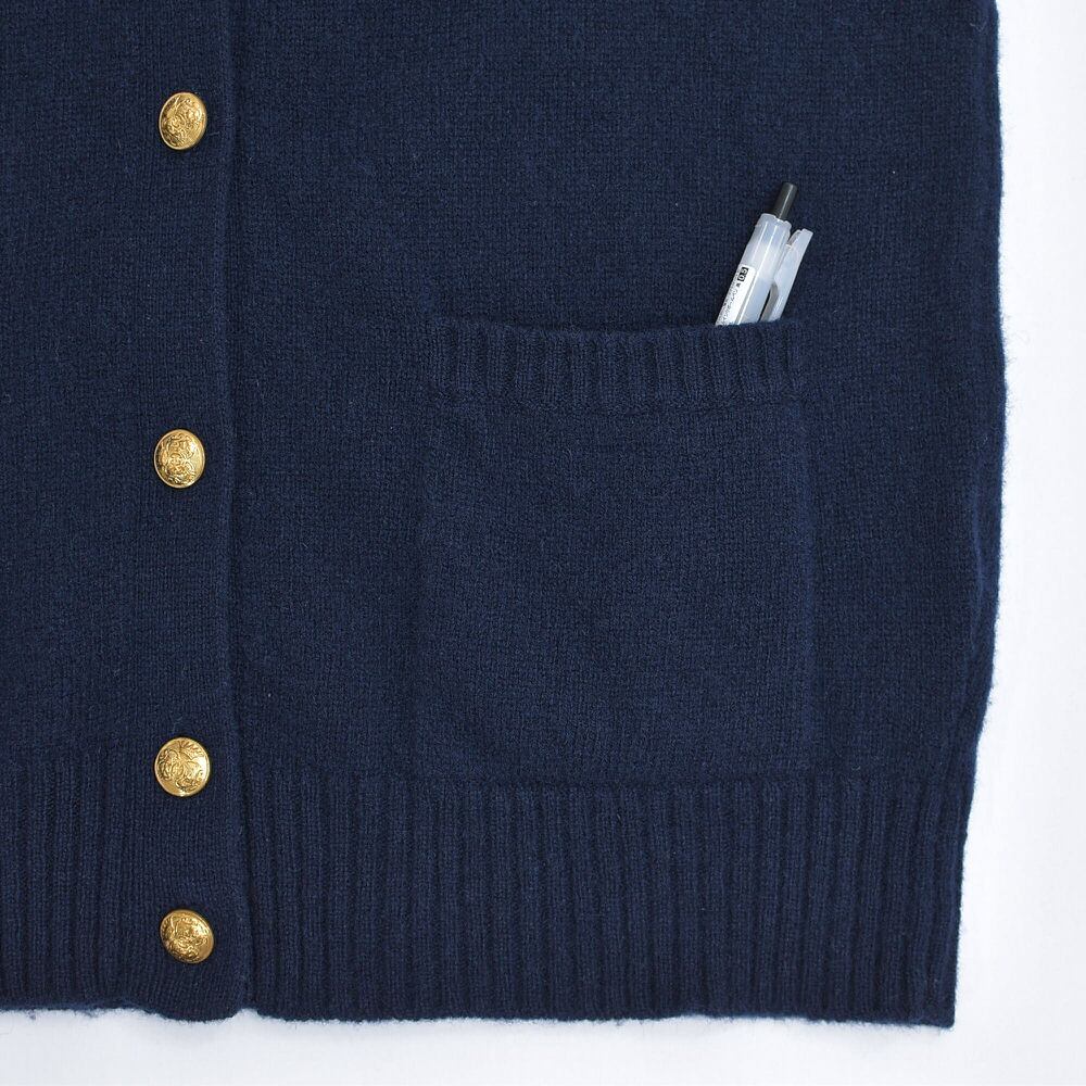 90s～ Ralph Lauren ラルフローレン エンブレム ロゴ刺繍 ウールニット