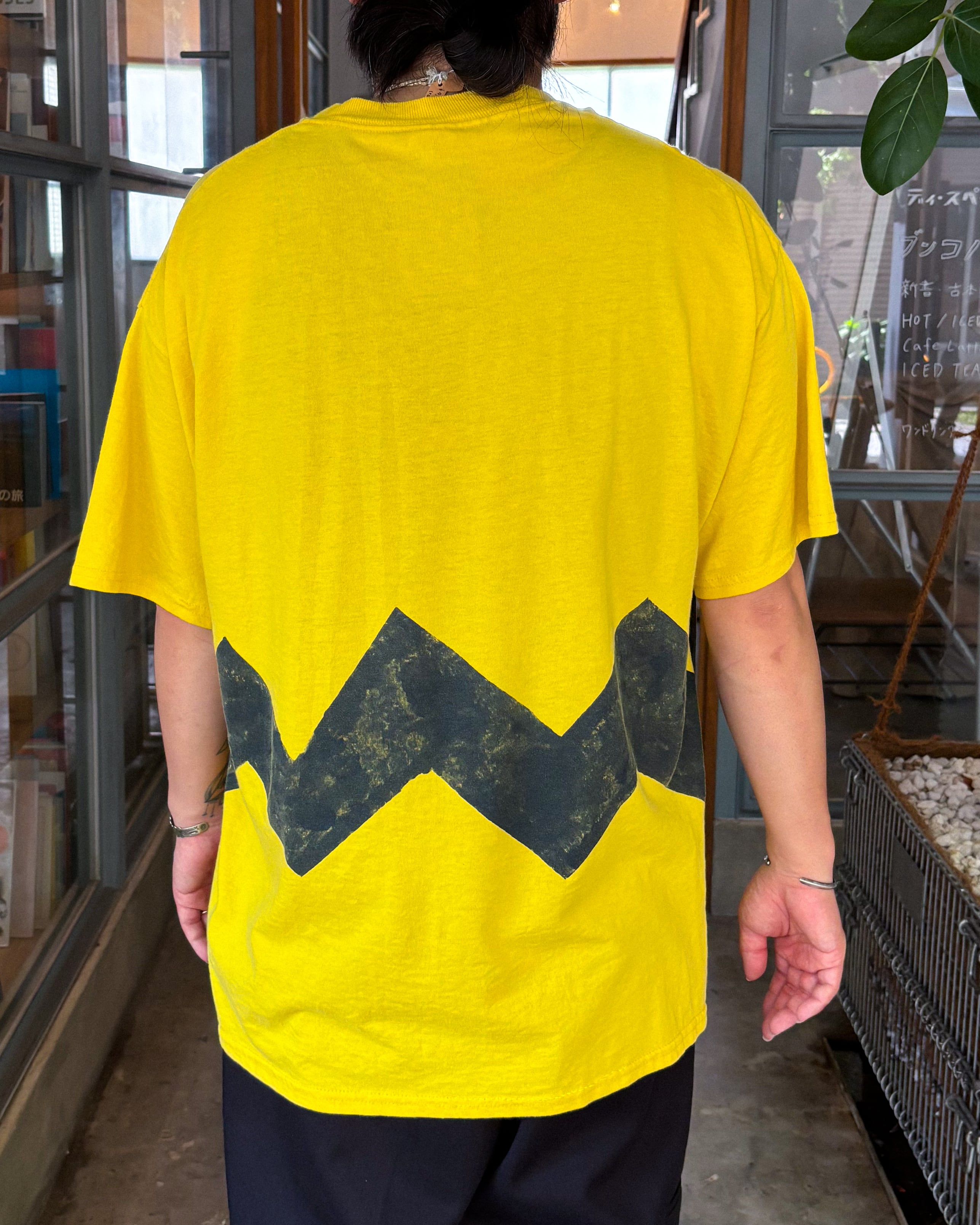 Men's】 90s - 00s チャーリーブラウン 風 Tシャツ / 90年代 ティー