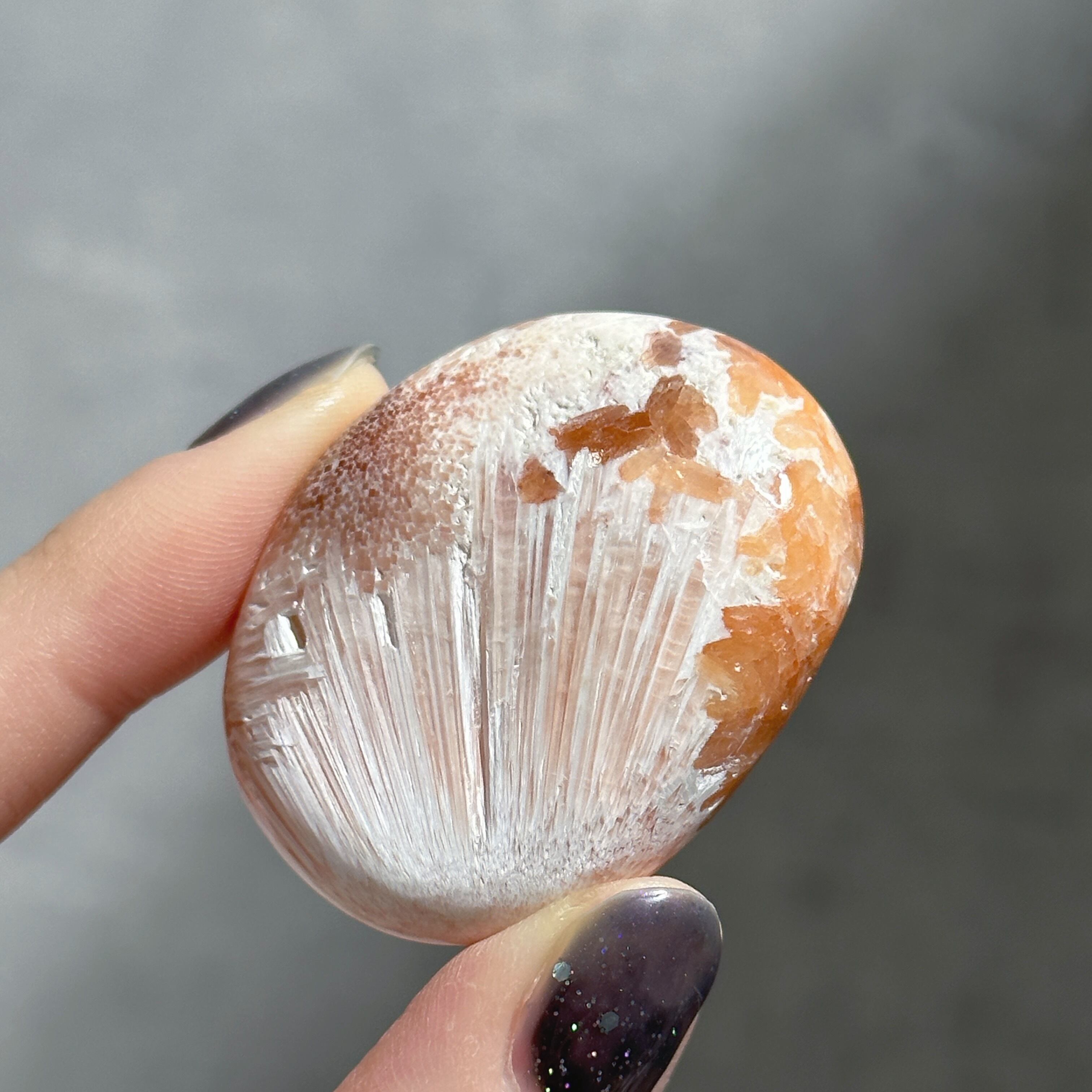 ピンクスコレサイト パーム11◇ Pink Scolecite ◇ 天然石・鉱物・パワーストーン