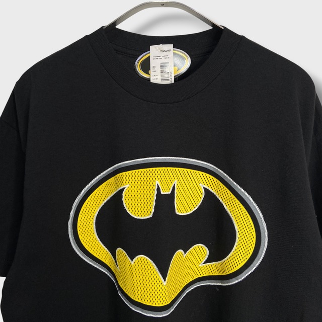 タグ付き未使用　バットマン　バットシンボルTシャツ　黒　L DCコミック