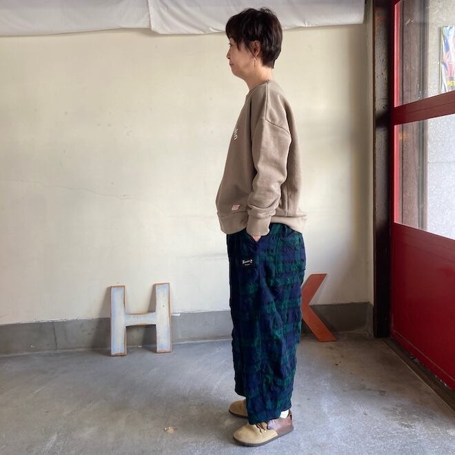 快晴堂 レディース スウェット サイズ3＋ 裏起毛 ロゴGirl's