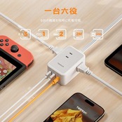 延長コード 2m 薄型 電源タップ usb コンセントタップ たこあしコンセント テーブルタップ TESSAN 3個AC 1個タイプC 2個タイプA 電源コード type-c タコ足配線 隙間