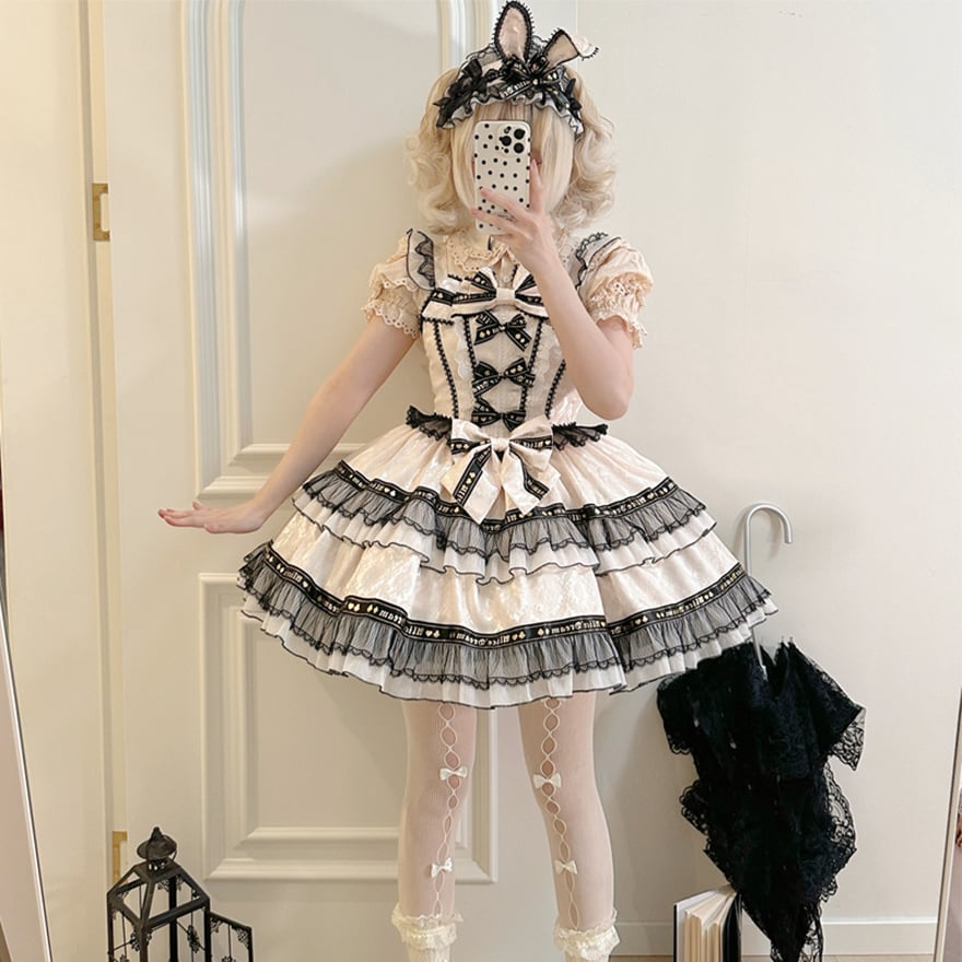 ヘッドドレス ファッション小物 ウサミミ リボン カチューシャ 夢