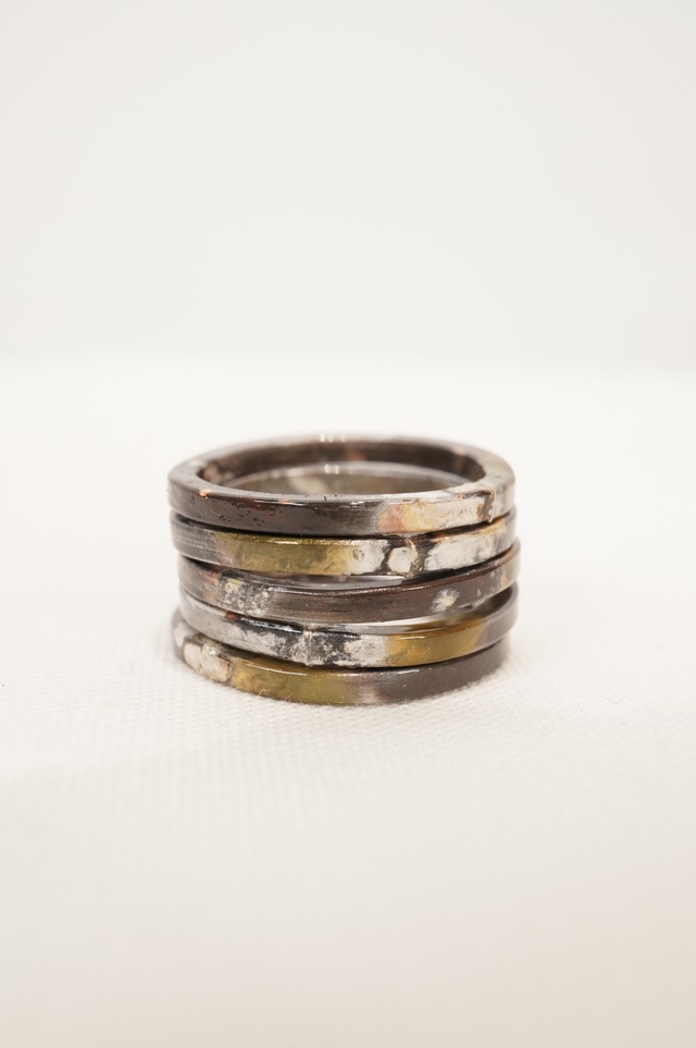 Unknown Products/Finished During Production Silver Ring (18号/US 9)　1piece〜