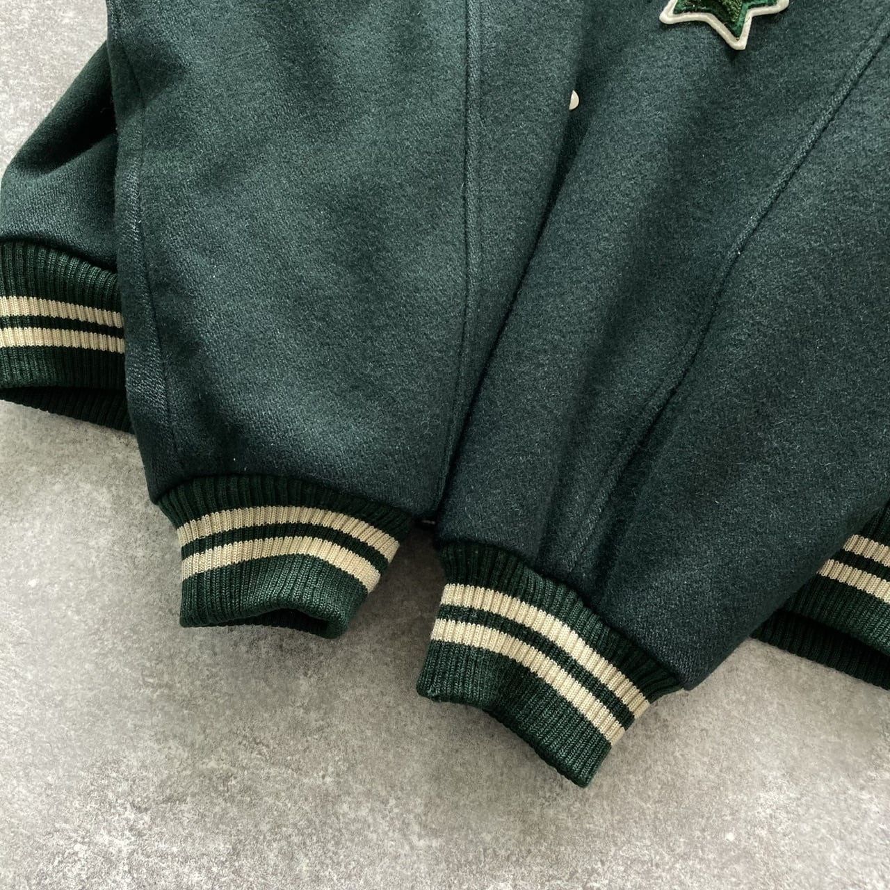 McGREGOR】 マクレガー ウールスタジャン ワッペン刺繍 70年代 McGREGOR】 マクレガー ウールスタジャン ワッペン刺繍 70年代