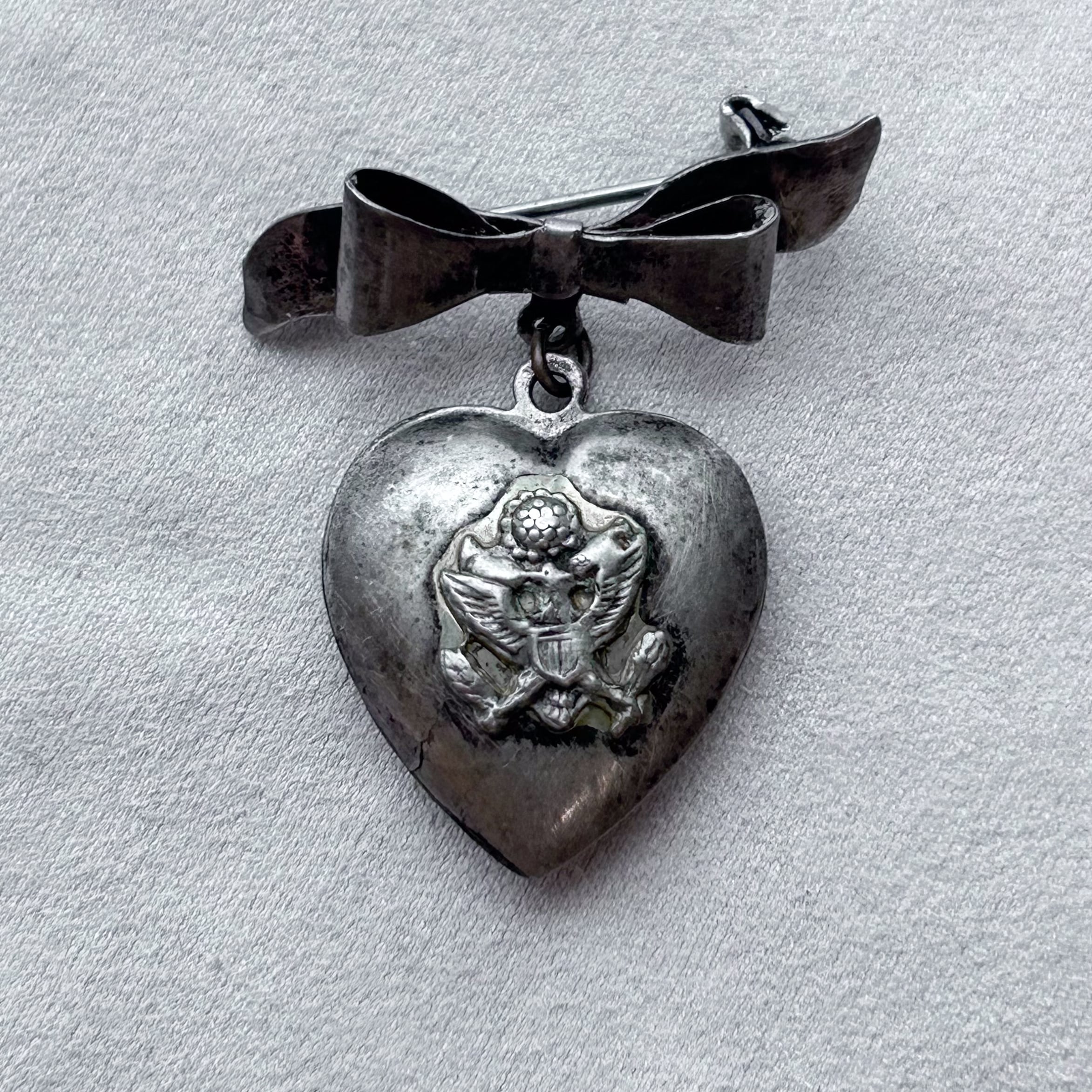 1940 Sweet Heart jewelry USAF 軍 ネックレス-