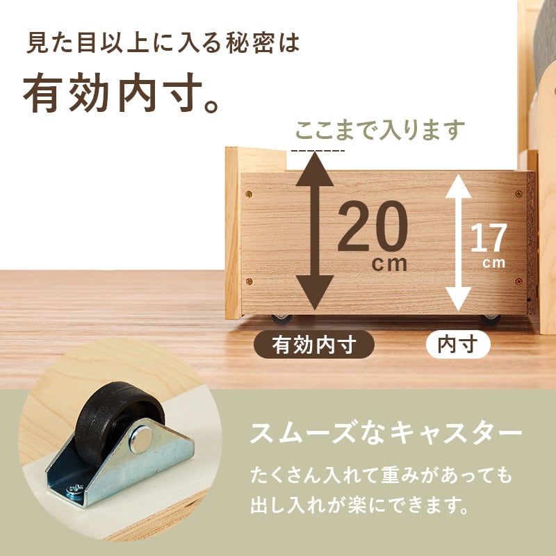 【組立式】引出し付きセミダブルベッド ポケットコイルマットレスセット すのこフレーム 3色展開 一人暮らし ワンルーム 幅124cm