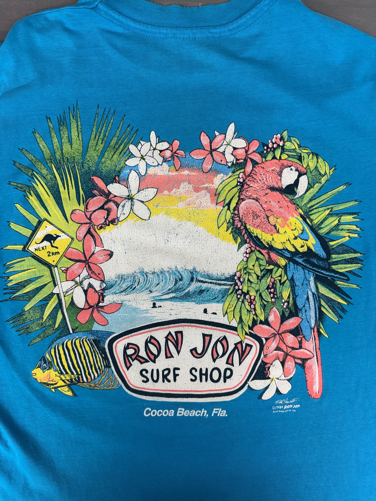 80s RON JON SURF SHOP / Hanes BEEFY-T made in usa・画像8