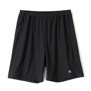 体温調節素材　haif pants　black  mark　Ba24-017