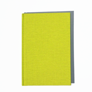 Multi-log note - 【ドット方眼・五段階評価】北欧グリーン / A6変形 / ハードカバーノート