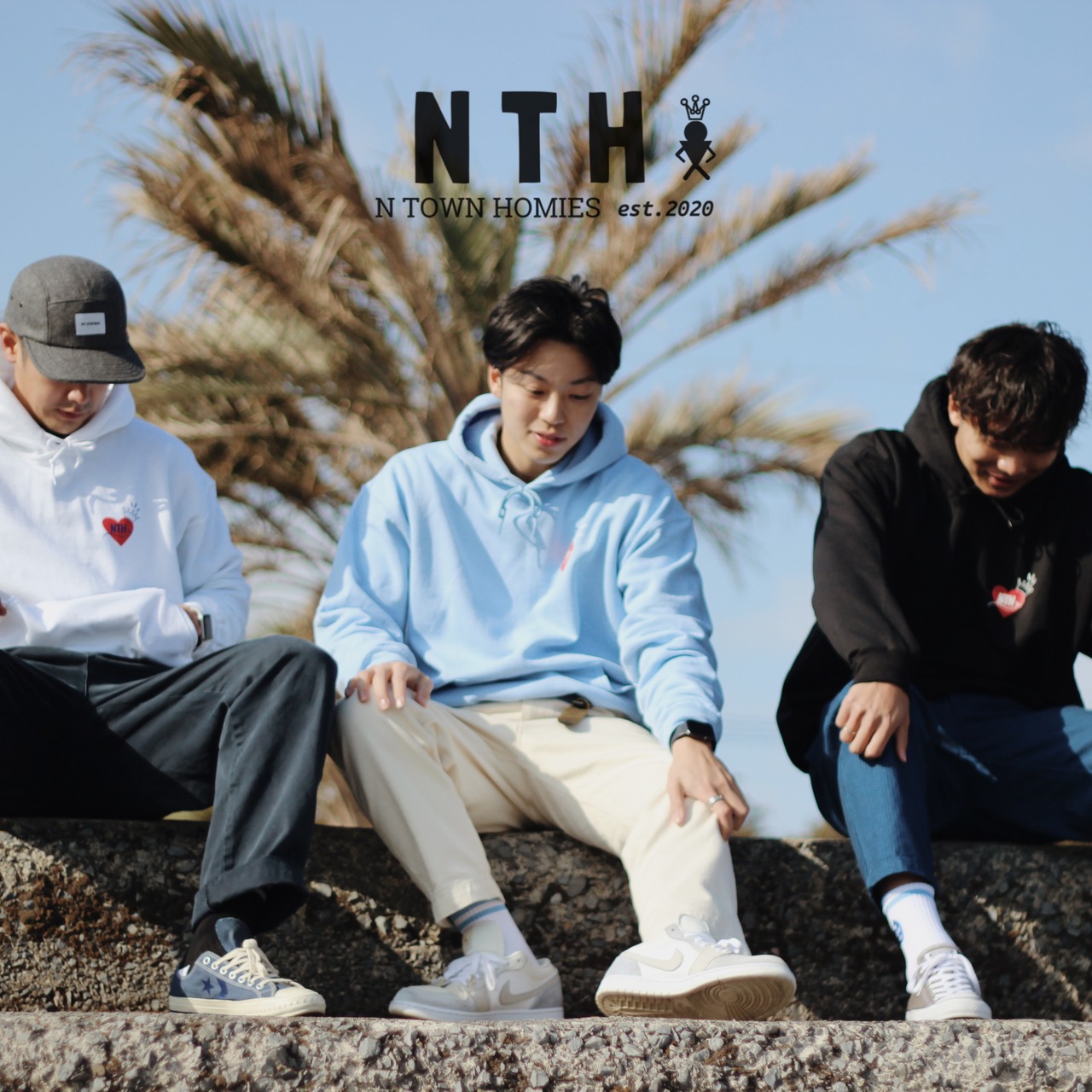 “HEART LOGO” HOODIE color Black×Red×White - 5