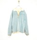 60's～70's USA VINTAGE QUALITY SPORTSWEAR LACE UP DESIGN BOA DENIM JACKET/60年代～70年代アメリカ古着レースアップデザインボアデニムジャケット