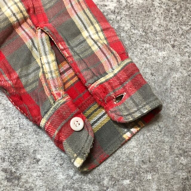 50's 60's WTC W.T.GRANT.CO コットン ネルシャツ ヘビーネイル 50年代