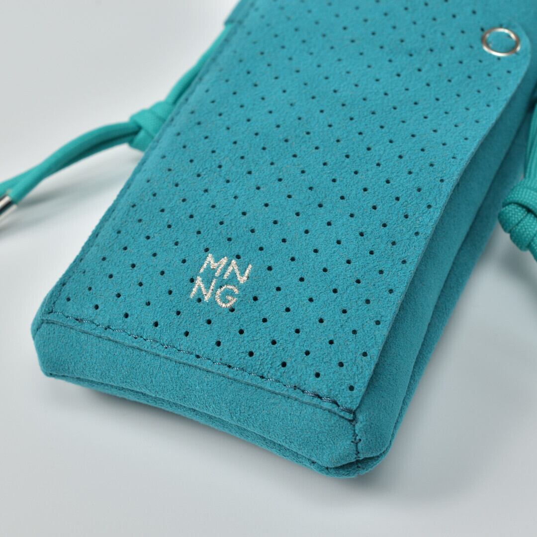 MNNG エムエヌエヌジー HDI-US ハイドモバイルショルダー・エメラルド 東レのウルトラスエードを使った「mononoguもののぐ」のセカンドライン