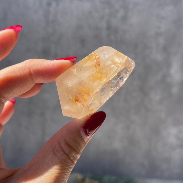 ブラジル・バイーア州産【ゴールデンヒーラー＆ローズクォーツ】フリーフォーム ⑬ 鉱物 天然石 パワーストーン