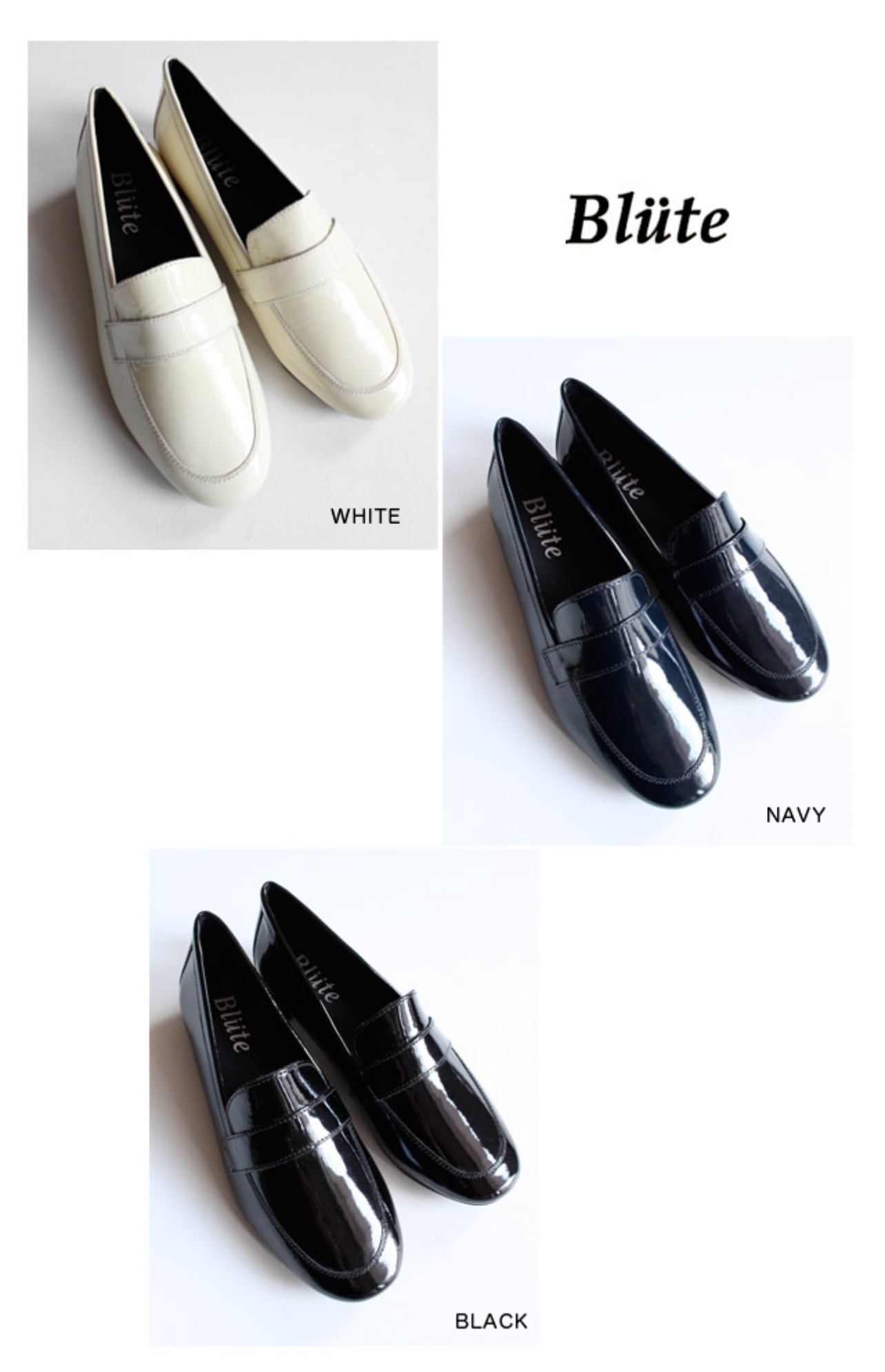 新品　エナメルレザーローファー 3サイズ展開】エナメルレザーローファー | mystic(ミスティック