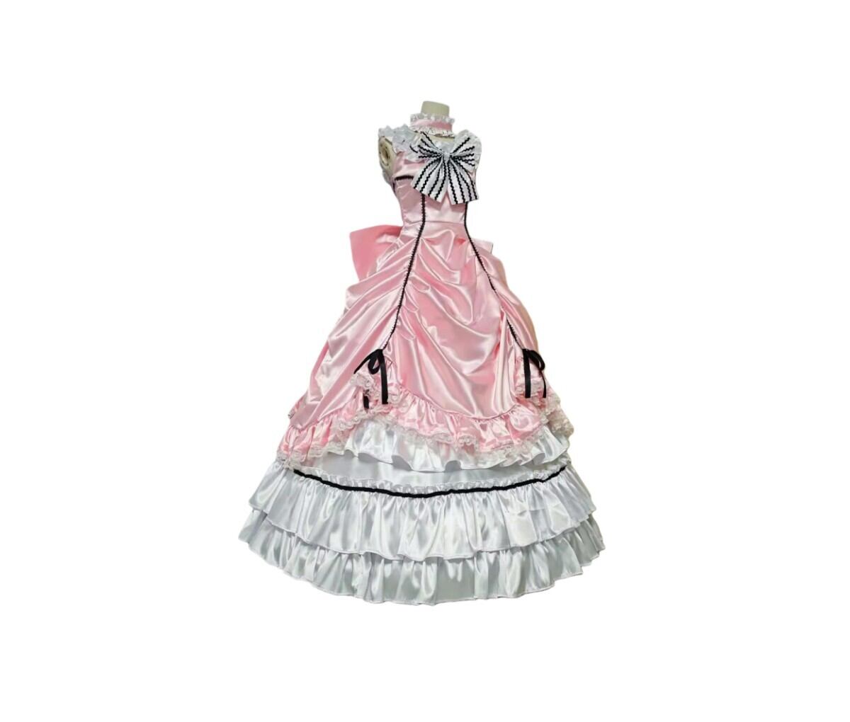 K4299 黒執事 シエル·ファントムハイヴハイン 舞踏会の女装 風 コスプレ衣装 cosplay コスチューム ハロウィン イベント