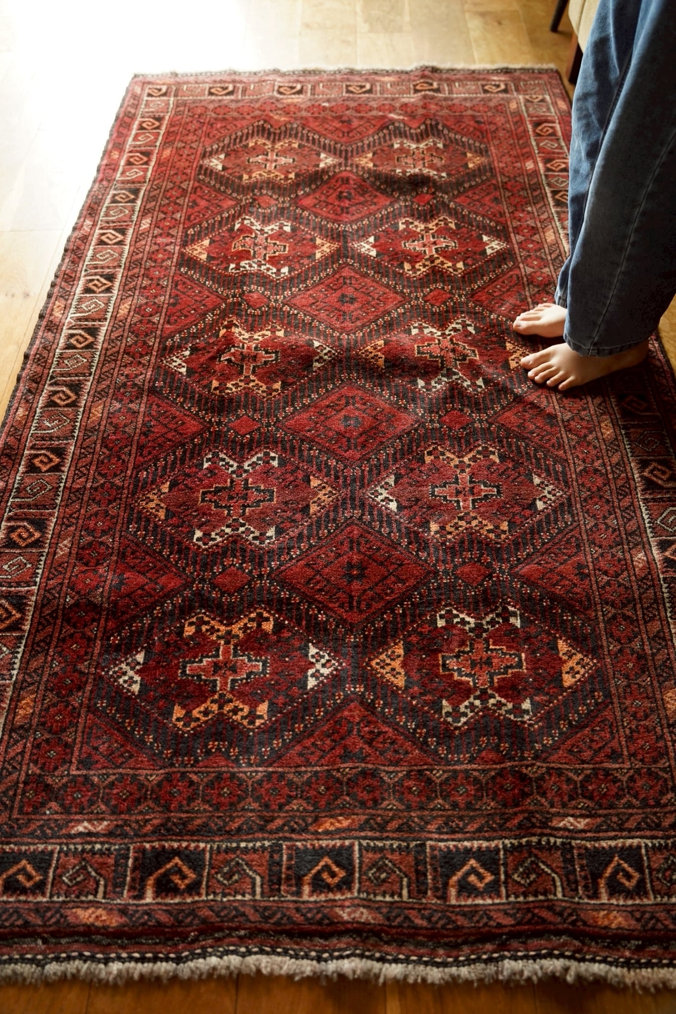 ビンテージラグ bukhara ボハラ 140×200 手織りのヴィンテージラグ専門店 | Bahr vinatage rug バハル