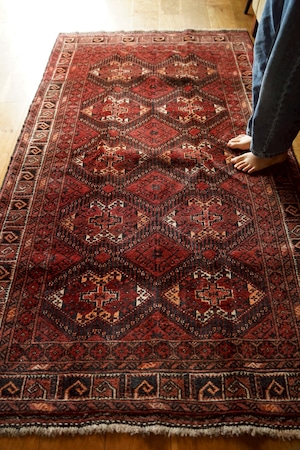 1619-Vintage Turkmen rug