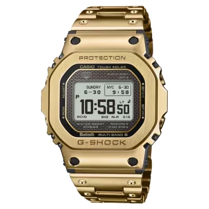 送料無料 カシオ G-SHOCK " FULL METAL5000 SERIES" Bluetooth® 電波ソーラー GMW-BZ5000GD-9JF