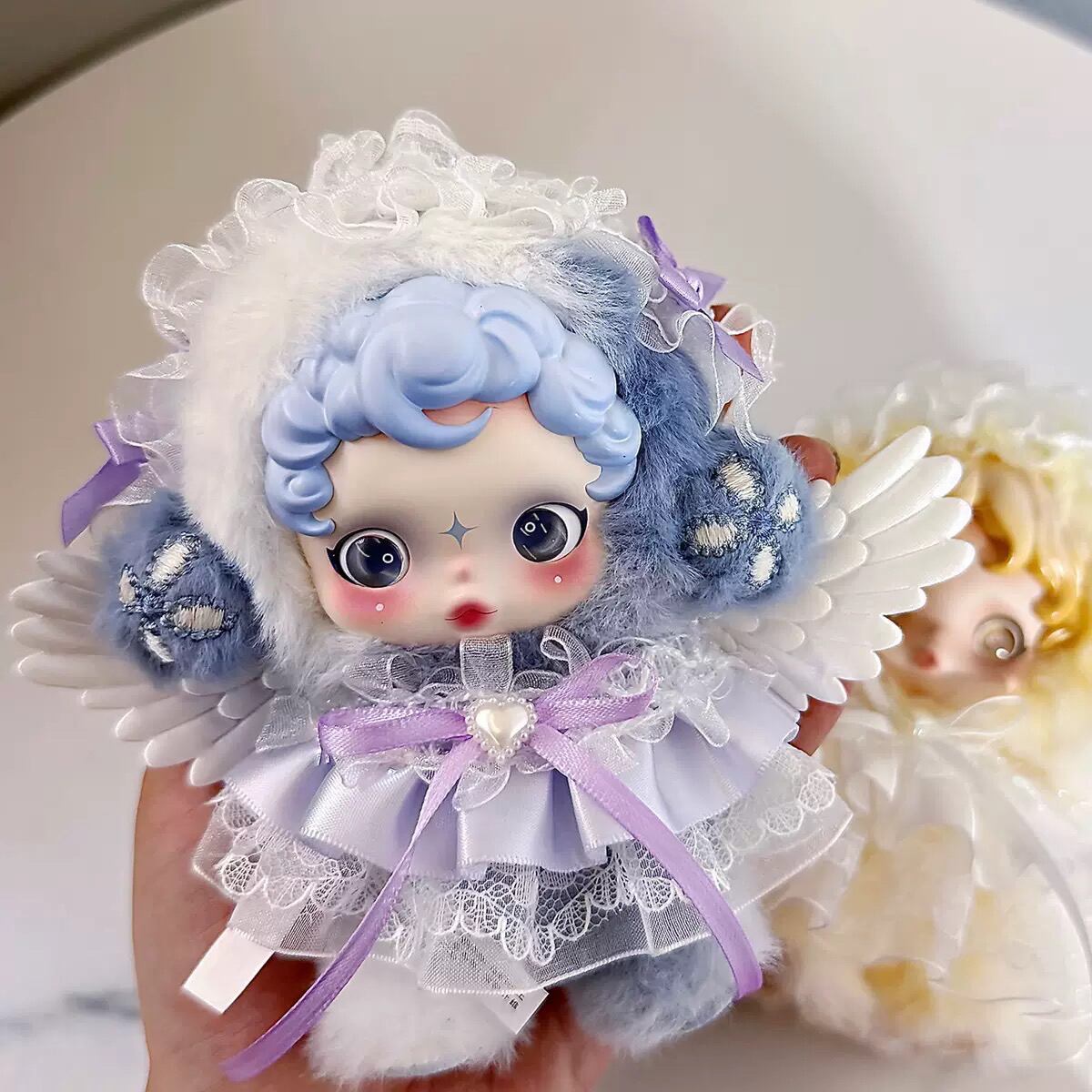 推し活アイテム 撮影用アイテム 10cmぬい服 天使のフリルセット 羽付き