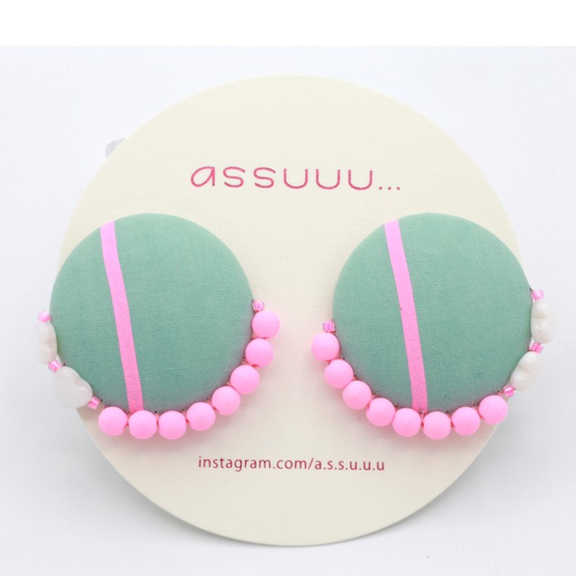 assuuu.../71/アッスー/D girlピアス/ミントハート