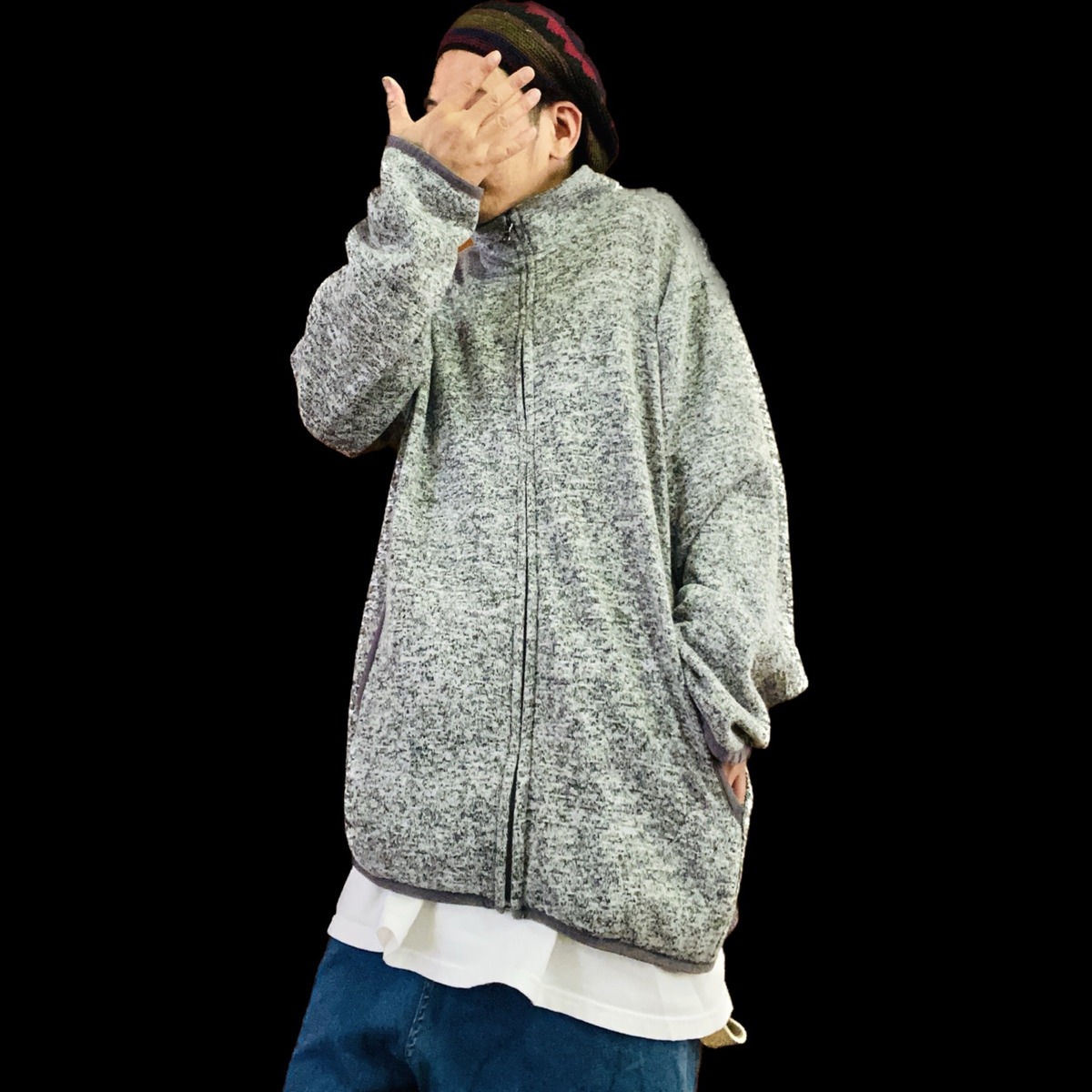 00s vintage ドメステ時代 5L 霜降りジップジャケット 年中活躍 | ROMP  