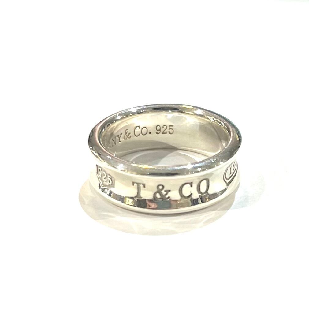 TIFFANY&CO】 【12.5号】2465T&CO ティファニー ナローシルバー925