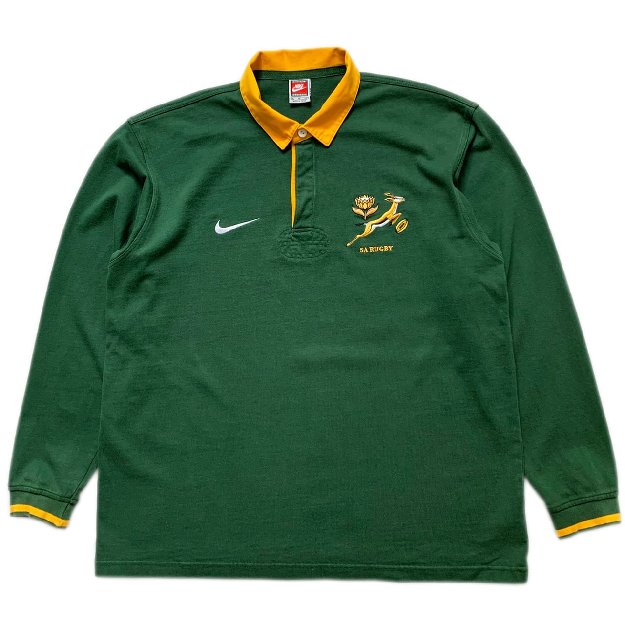 NIKE SOUTH AFRICA RUGBY SHIRT SIZE XL (USED) | Flip N' Merch (フリッピンマーチ)