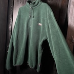 90s USA製 NAUTICA COMPETITION ハーフジップフリース 緑 ノーティカ